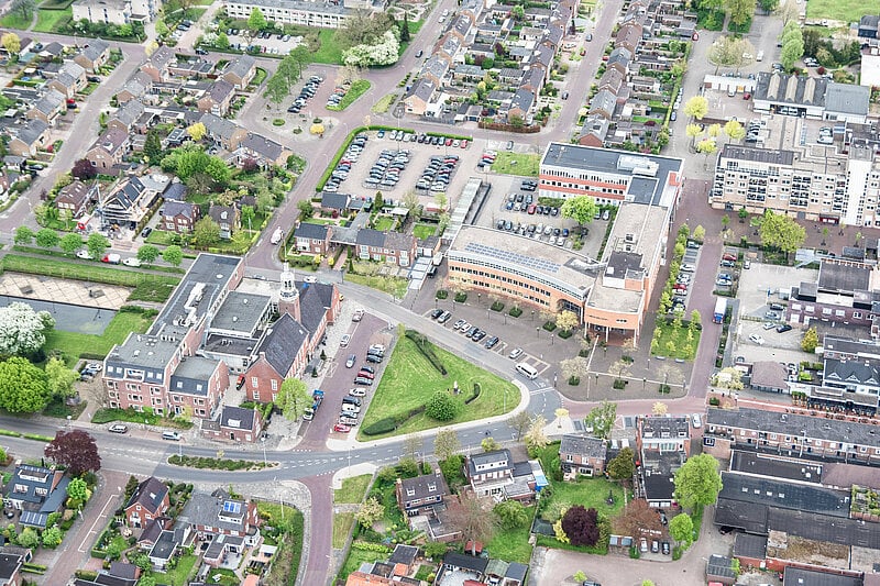 Hoogeveen vanuit de lucht